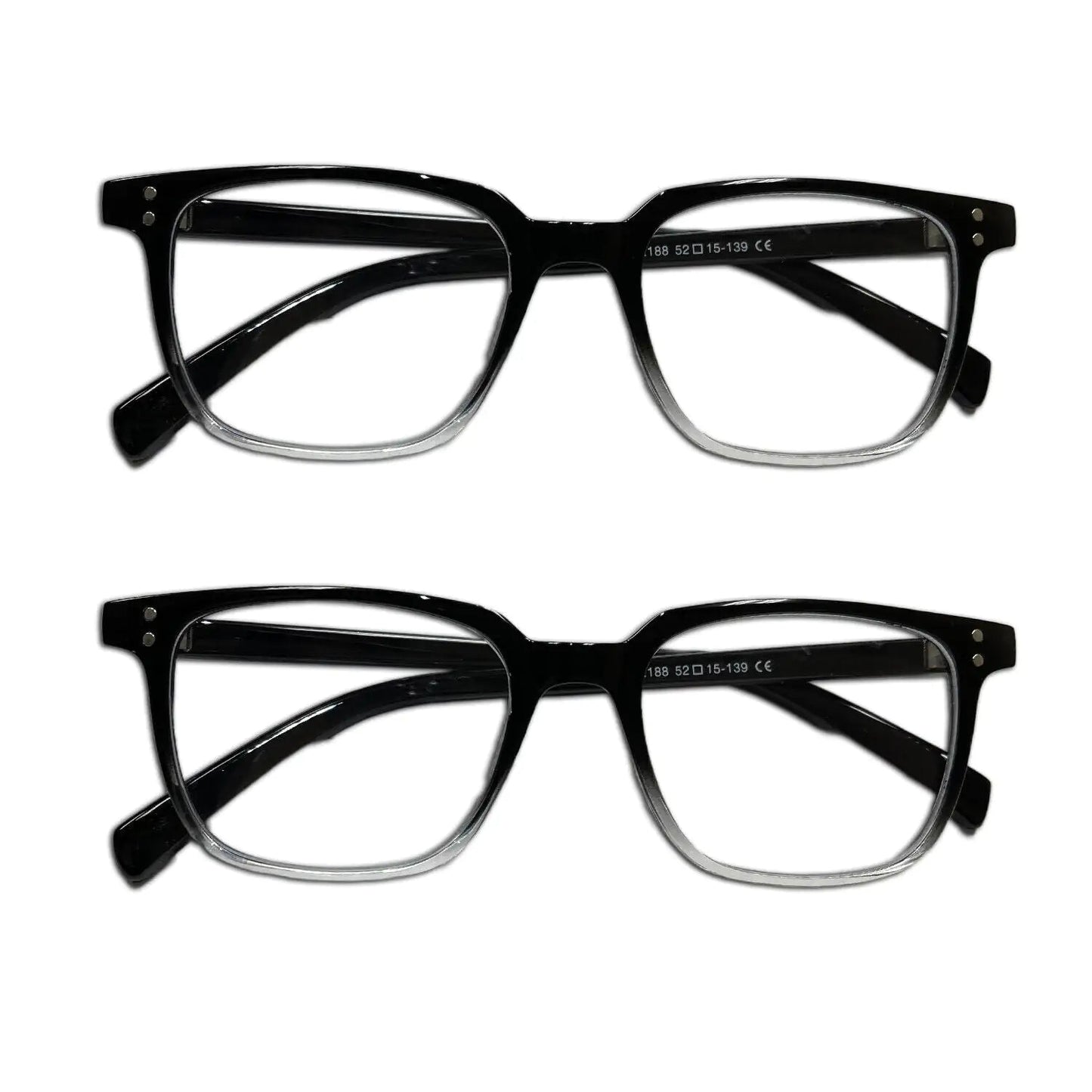 2 PK Unisex Blue Light Blocking Reading Glasses Computer Readers For Men Women by Anti Spier