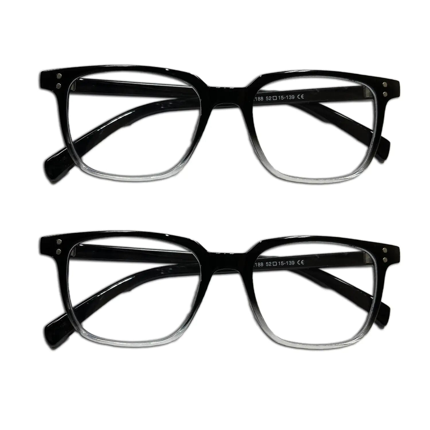 2 PK Unisex Blue Light Blocking Reading Glasses Computer Readers For Men Women by Anti Spier