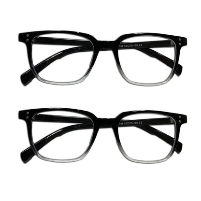 2 PK Unisex Blue Light Blocking Reading Glasses Computer Readers For Men Women by Anti Spier