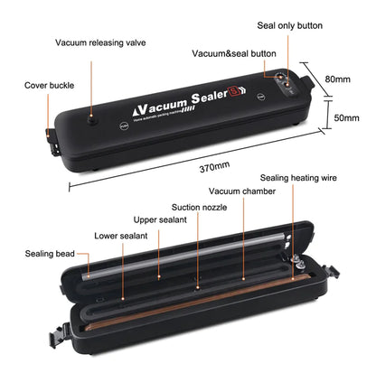 Vacuum Sealer Machine Food Preservation Storage Saver Automatic With Seal Bag by Anti Spier