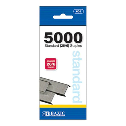 5000 Ct. Standard (26/6) Staples by Anti Spier