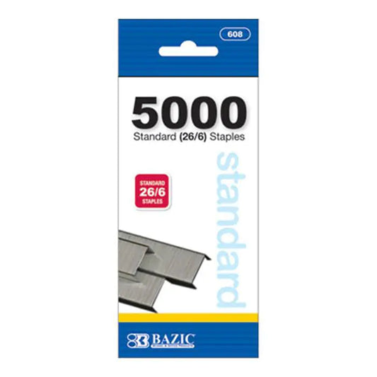5000 Ct. Standard (26/6) Staples by Anti Spier