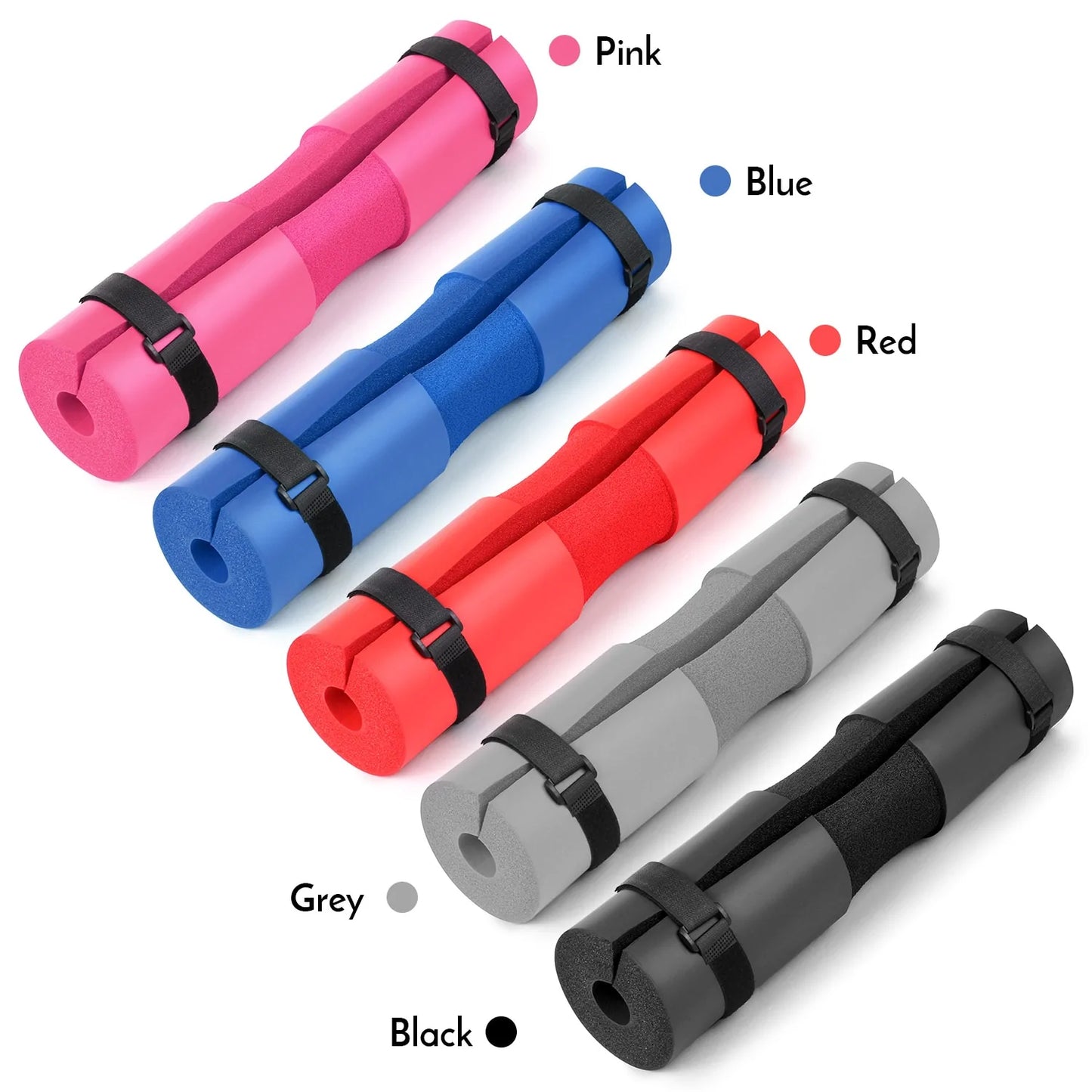 Barbell Squat Pad with Fixing Straps for Weightlifting by Anti Spier