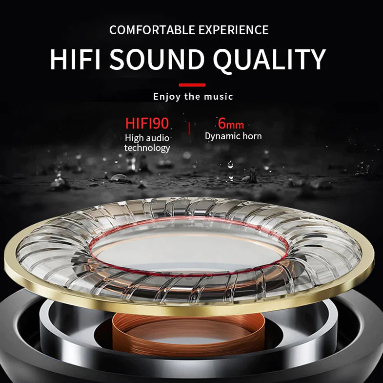 Waterproof Bluetooth 5.0 Earbuds Stereo Sport Wireless Headphones in Ear Headset by Anti Spier