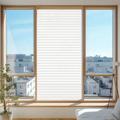 Static Cling Window Film - Frosted 3D Decorative Vinyl by Anti Spier