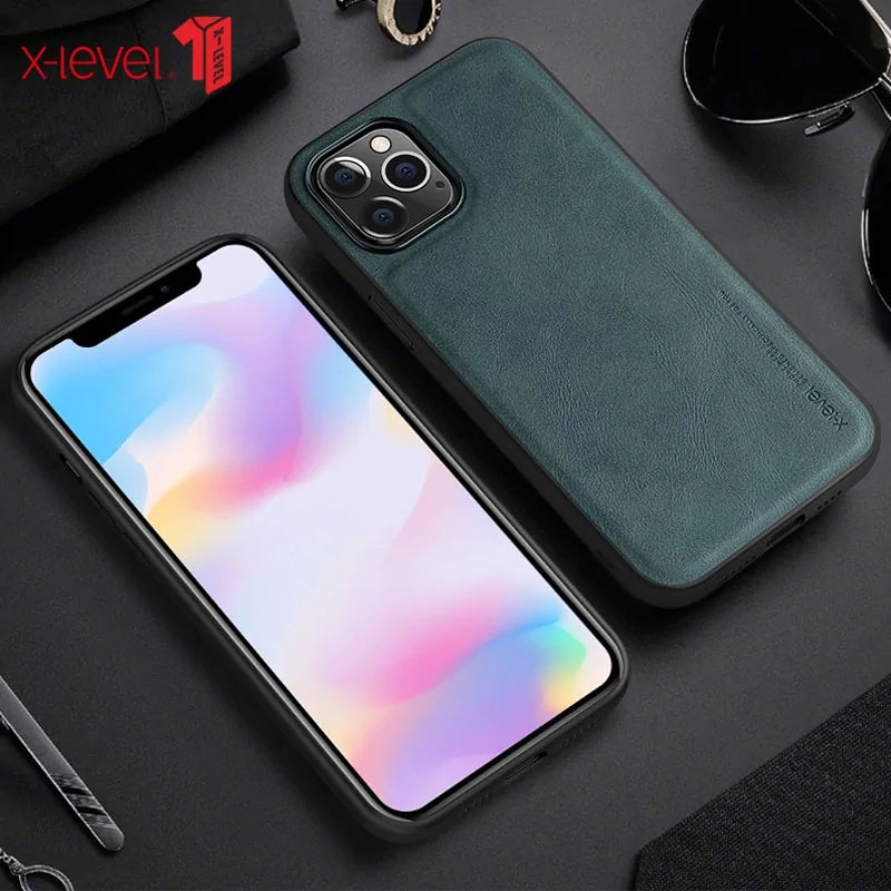 Leather iPhone Case by Anti Spier