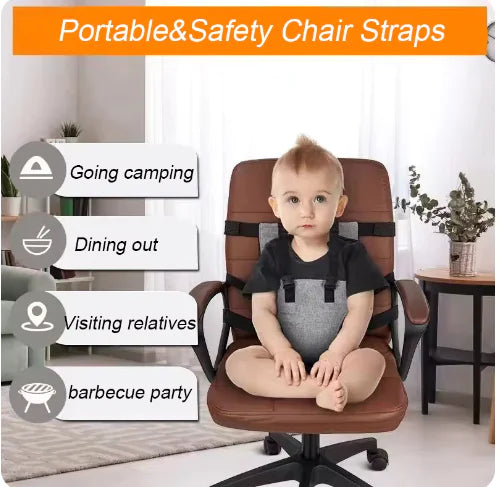 Child Chair Safety Belt – Adjustable Feeding Guard by Anti Spier