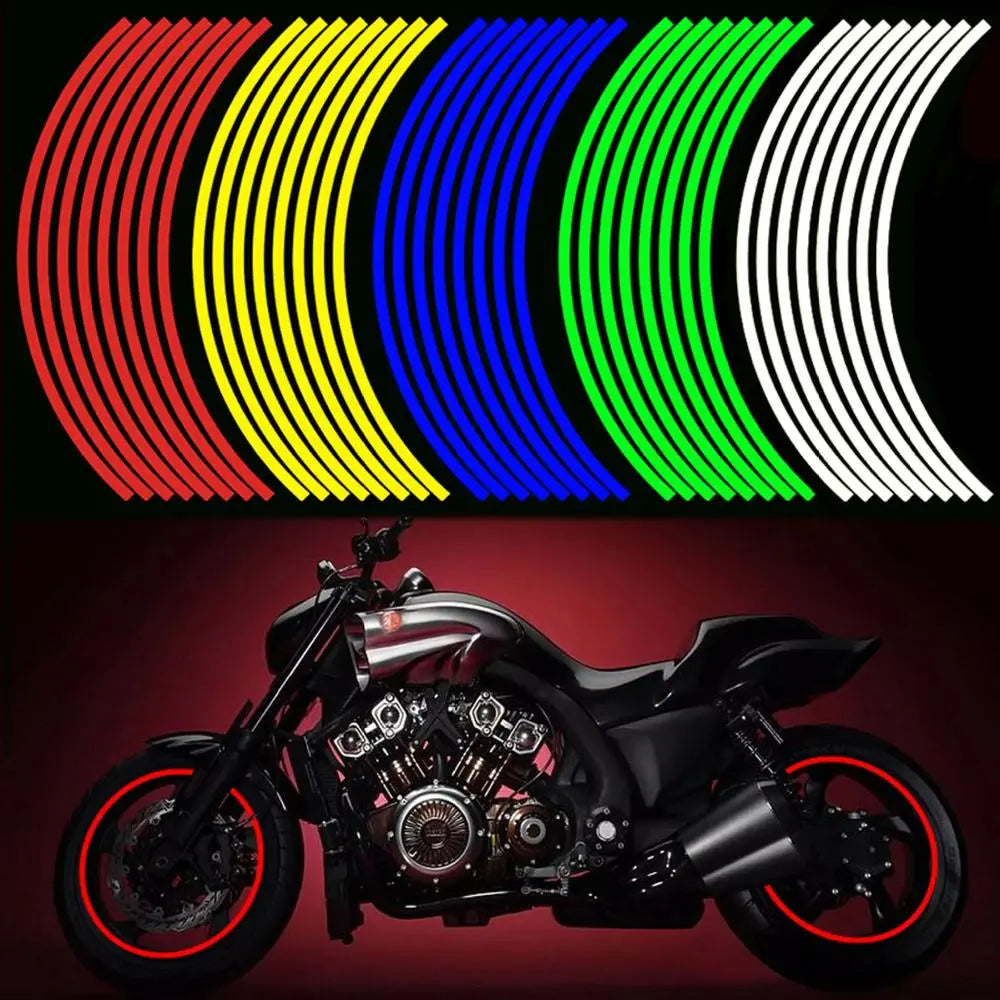 Wheel Stickers Tire Reflective by Anti Spier