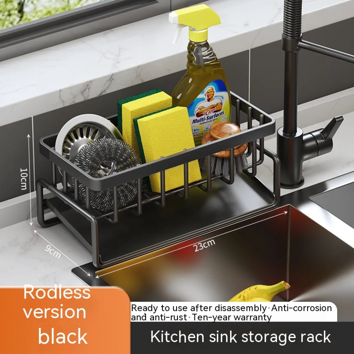 Multi-Functional Kitchen Sink Storage & Drainage Rack by Anti Spier