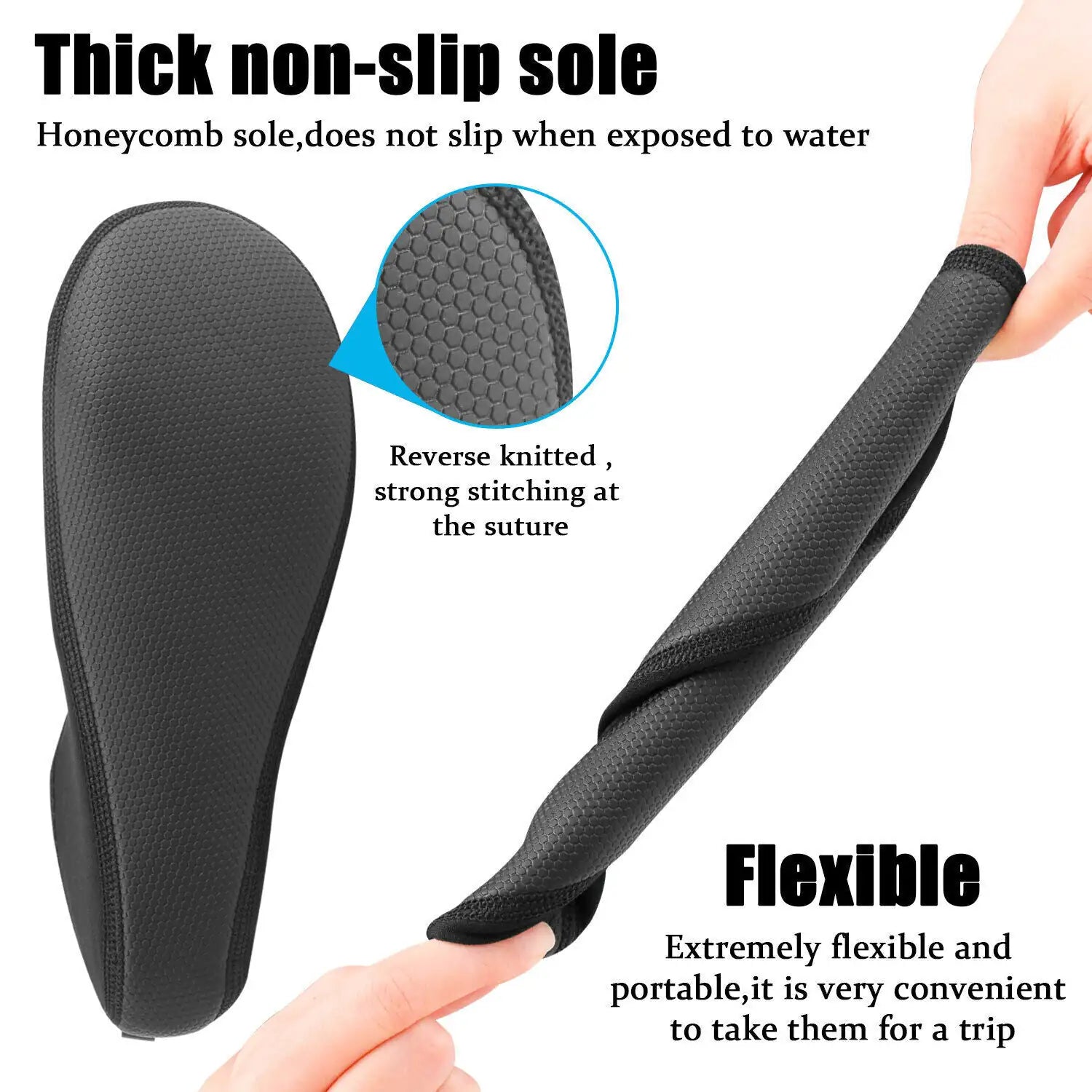 Water Shoes Men Women Skin Socks Aqua Surf Beach Yoga Swim Barefoot Quick-Dry by Anti Spier