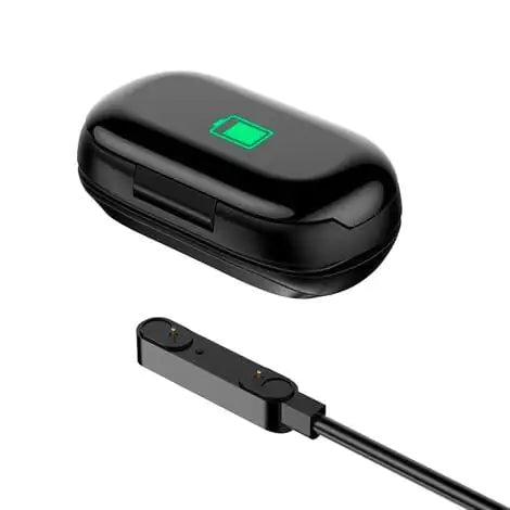 Smart Watch with Built-in TWS Wireless Bluetooth Earphone Blood Heart Rate Monitor by Anti Spier