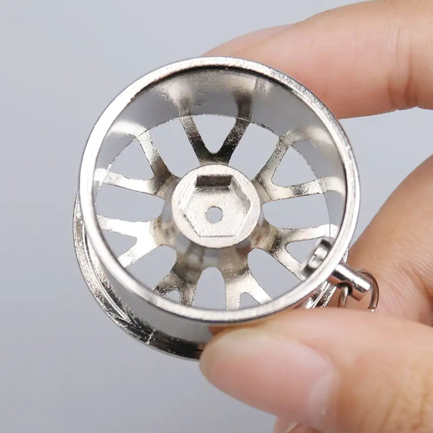 Wheel Rim Hub Tuning Keychain by Anti Spier