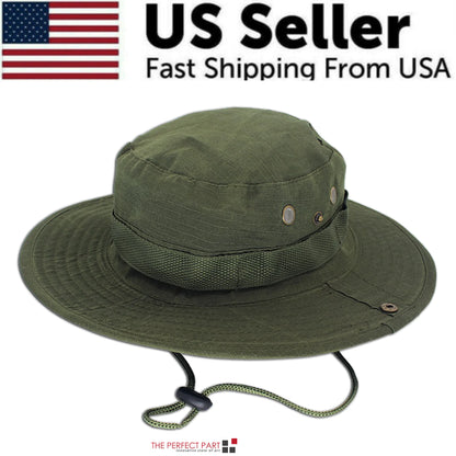 Wide Brim Sun Hat UV Protection Bucket Cap For Hiking Camping Fishing Safari Men by Anti Spier