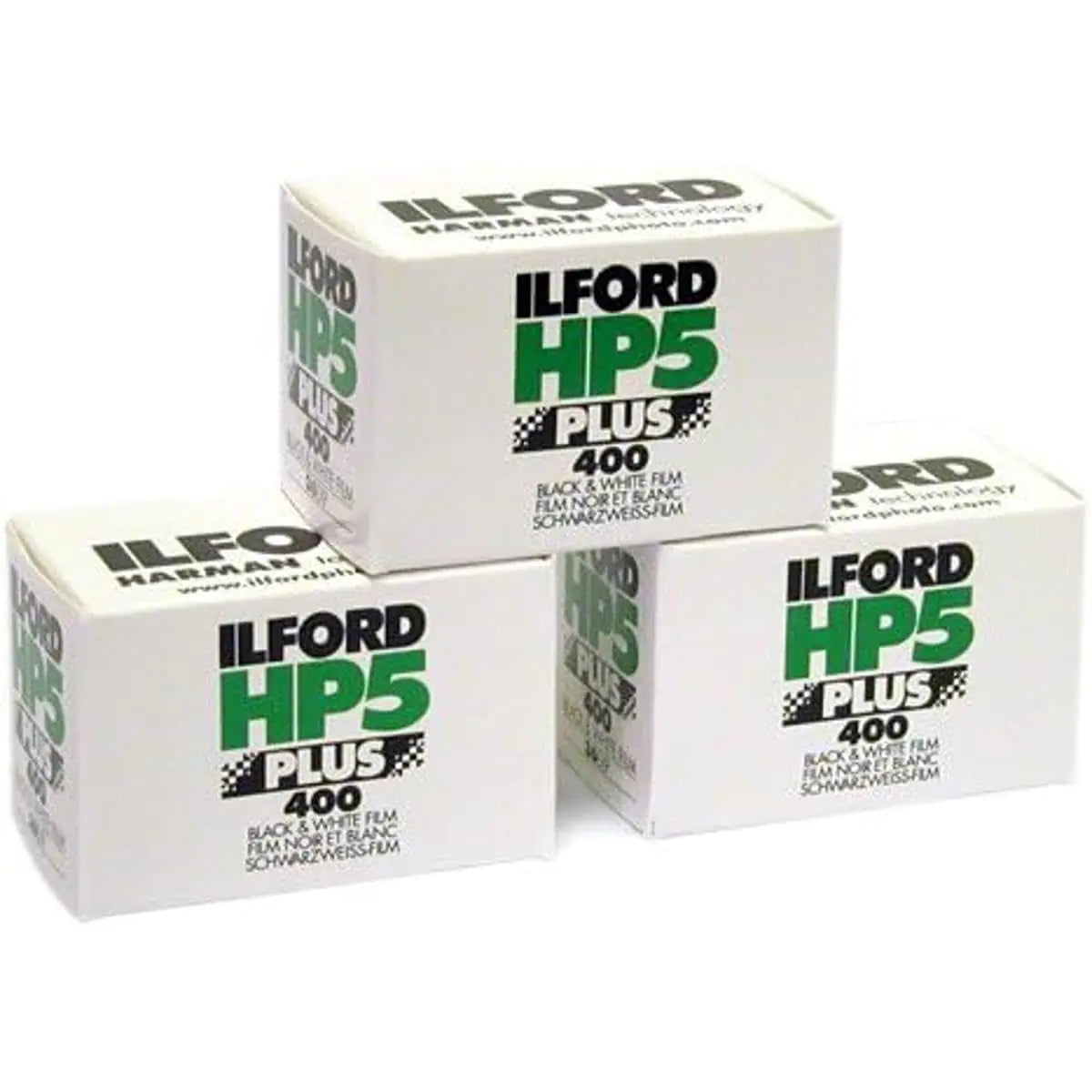 Ilford HP-5 Plus 400 35mm Black and White Professional Film ISO 400 24 Exposures 3-Pack by Anti Spier