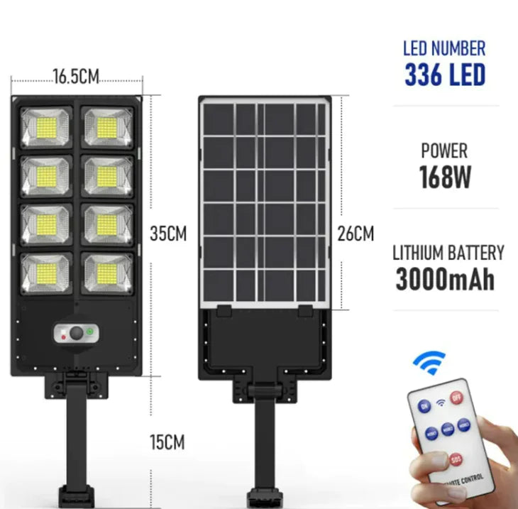New Solar Double Row Street Light by Anti Spier