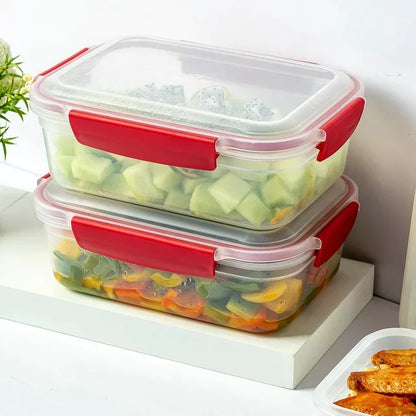 5 Pack Stackable Food Storage Containers Airtight & Leakproof Set Snap Lock Lids by Anti Spier