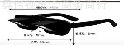 Lazy Periscope Horizontal Reading TV Sit View Glasses by Anti Spier