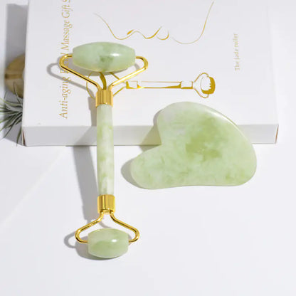 Jade Roller & Gua Sha Gift Box by Anti Spier