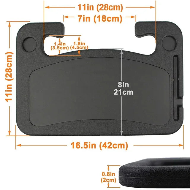 Car Portable Dining Table Car Steering Wheel Tray by Anti Spier