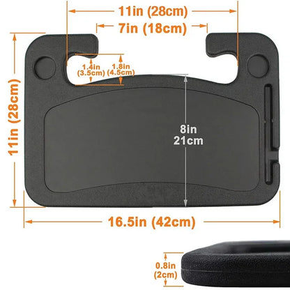Car Portable Dining Table Car Steering Wheel Tray by Anti Spier