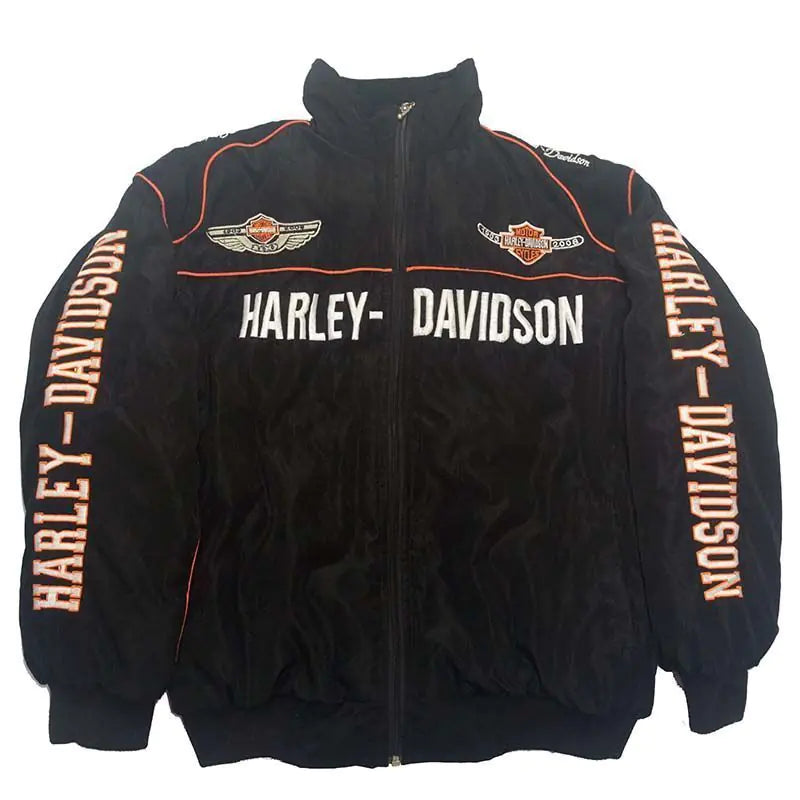 F1 Motorcycle Racing Jacket with Vintage Embroidery by Anti Spier