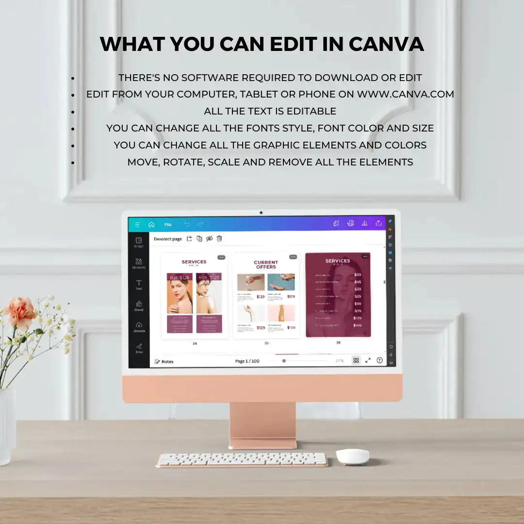 Downloadable Beauty Business Plan 100 Template by Anti Spier