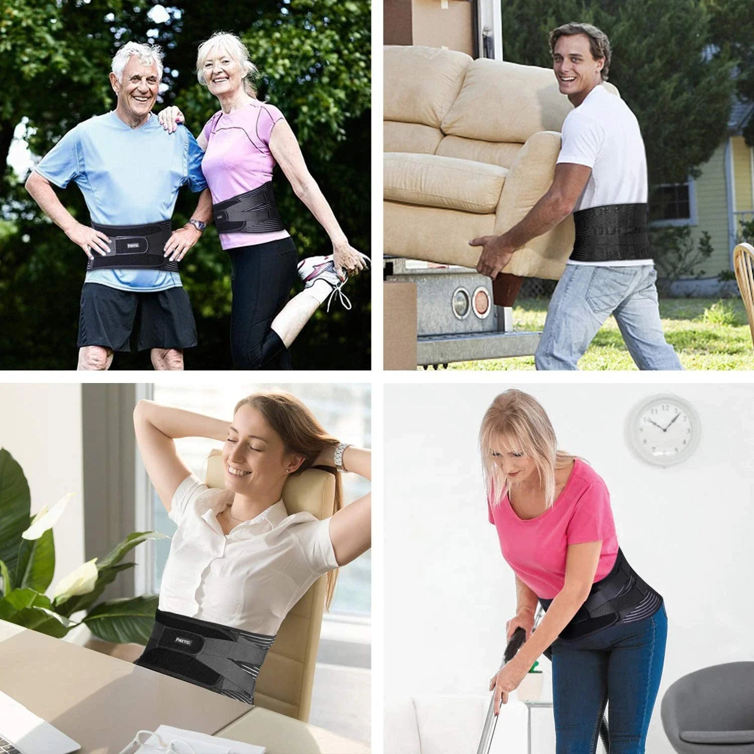 Adjustable Lower Back Brace Lumbar Support Waist Belt For Men Women Pain Relief by Anti Spier