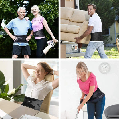 Adjustable Lower Back Brace Lumbar Support Waist Belt For Men Women Pain Relief by Anti Spier