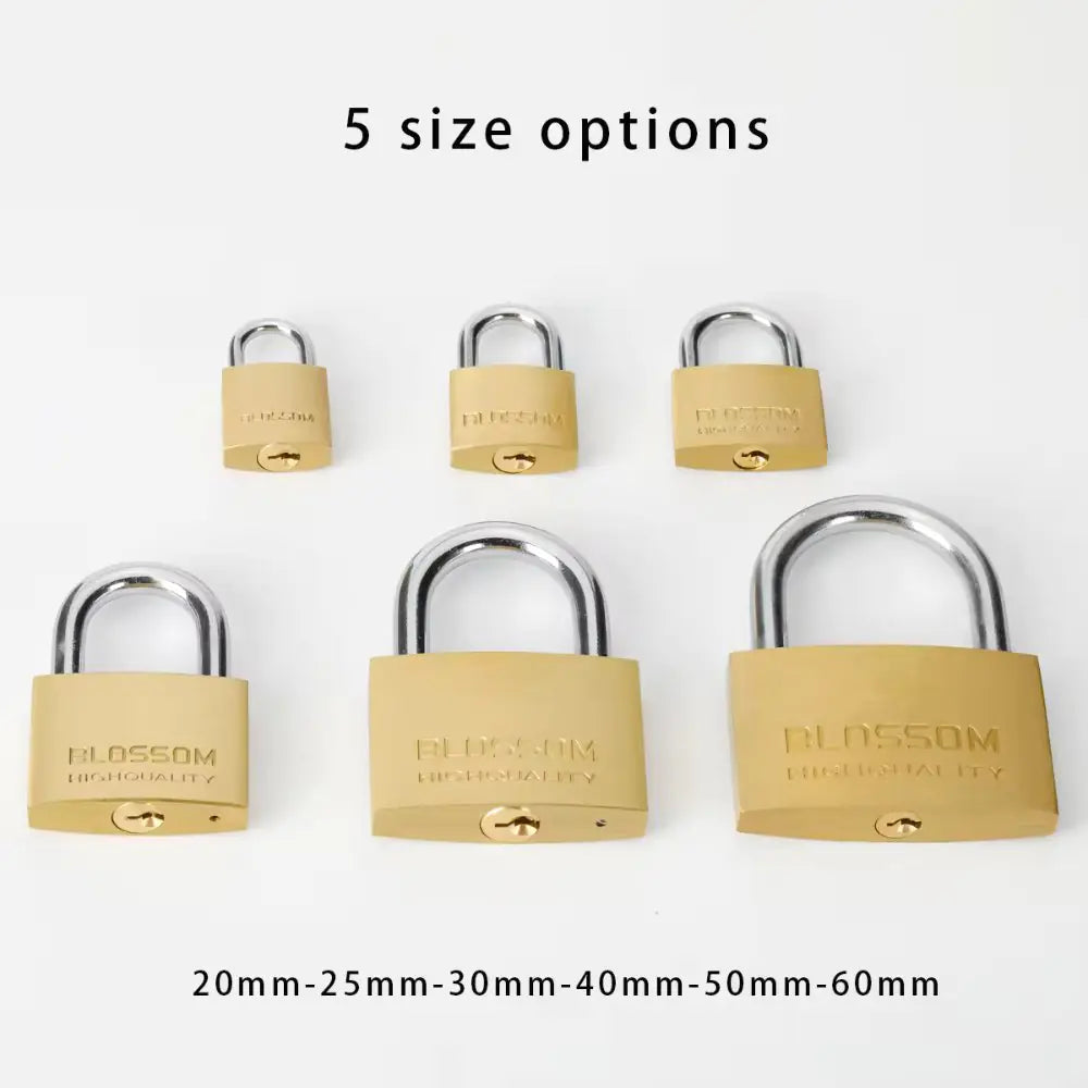 Brass Keyed Safety Padlock by Anti Spier