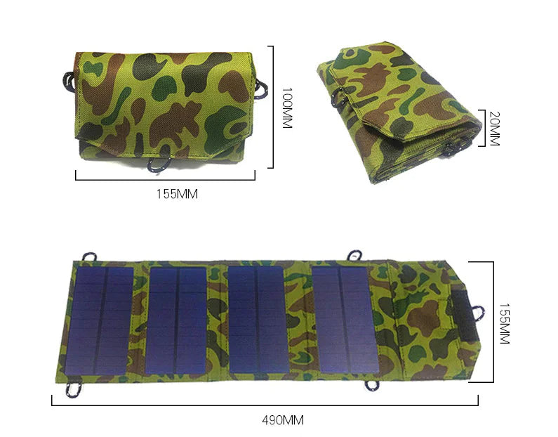 Portable Folding Rechargeable Power Bank by Anti Spier