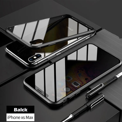 Anti-Peep Magnetic Metal Phone Case For iPhone by Anti Spier