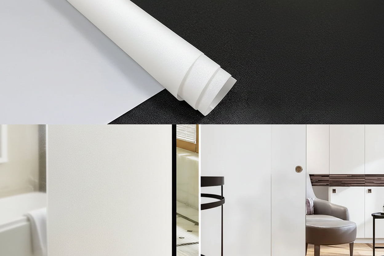 Frosted Glass Privacy Window Film for Offices - Static Cling Light Control by Anti Spier