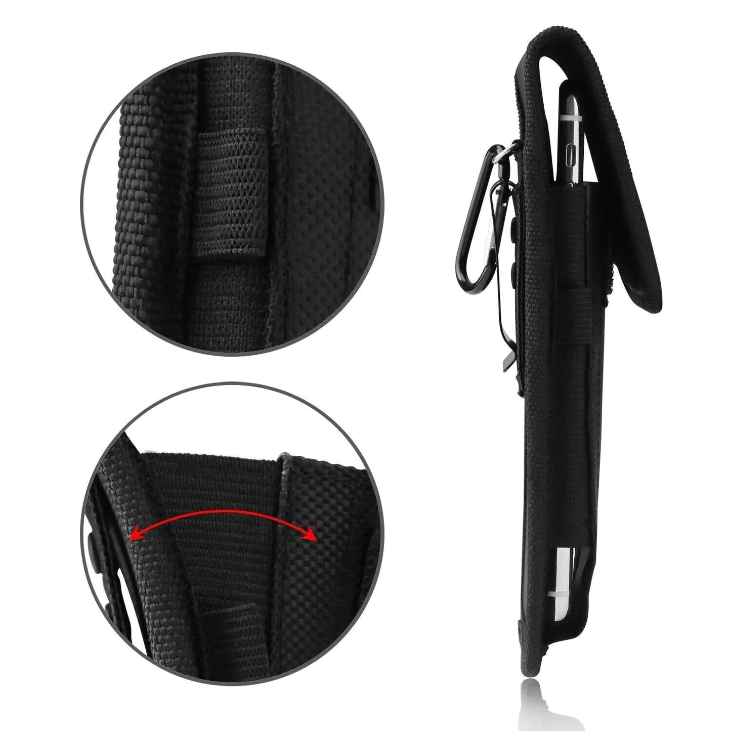 Vertical Cell Phone Holster Pouch Wallet Case With Belt Clip For iPhone Samsung by Anti Spier