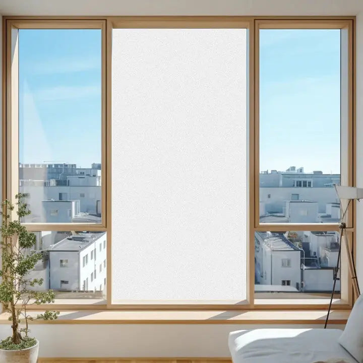 Static Cling Window Film - Frosted 3D Decorative Vinyl by Anti Spier