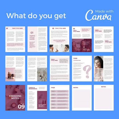 Downloadable Beauty Business Plan 100 Template by Anti Spier