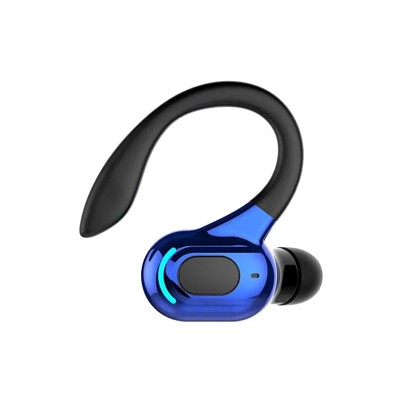 New Bluetooth 5.1 Headset Wireless Earbuds Earphones Stereo Headphones Ear Hook by Anti Spier