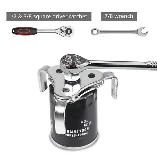 Adjustable Oil Filter Wrench by Anti Spier