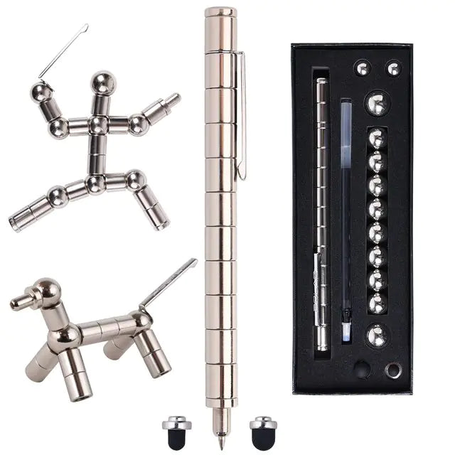 Multifunctional Deformable Magnet Fidget Pen by Anti Spier