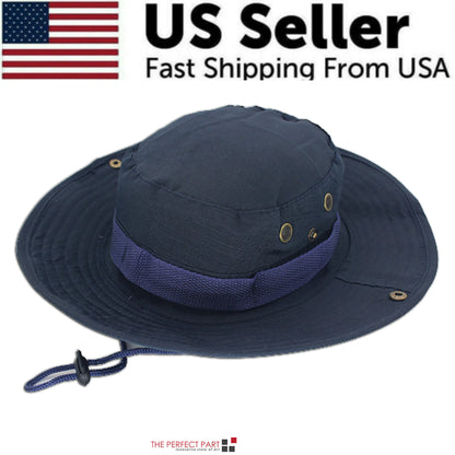 Wide Brim Sun Hat UV Protection Bucket Cap For Hiking Camping Fishing Safari Men by Anti Spier