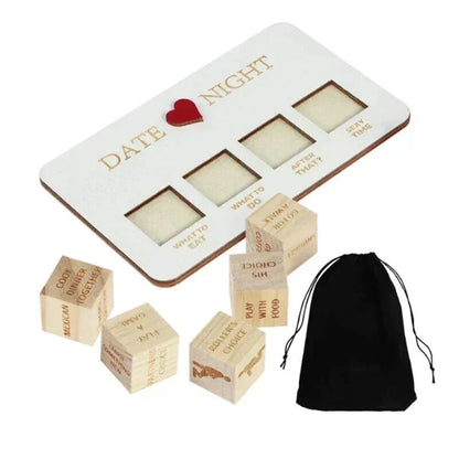 Date Night Dice After Dark Edition Date Night Wooden Dice Game For Couples Fun by Anti Spier