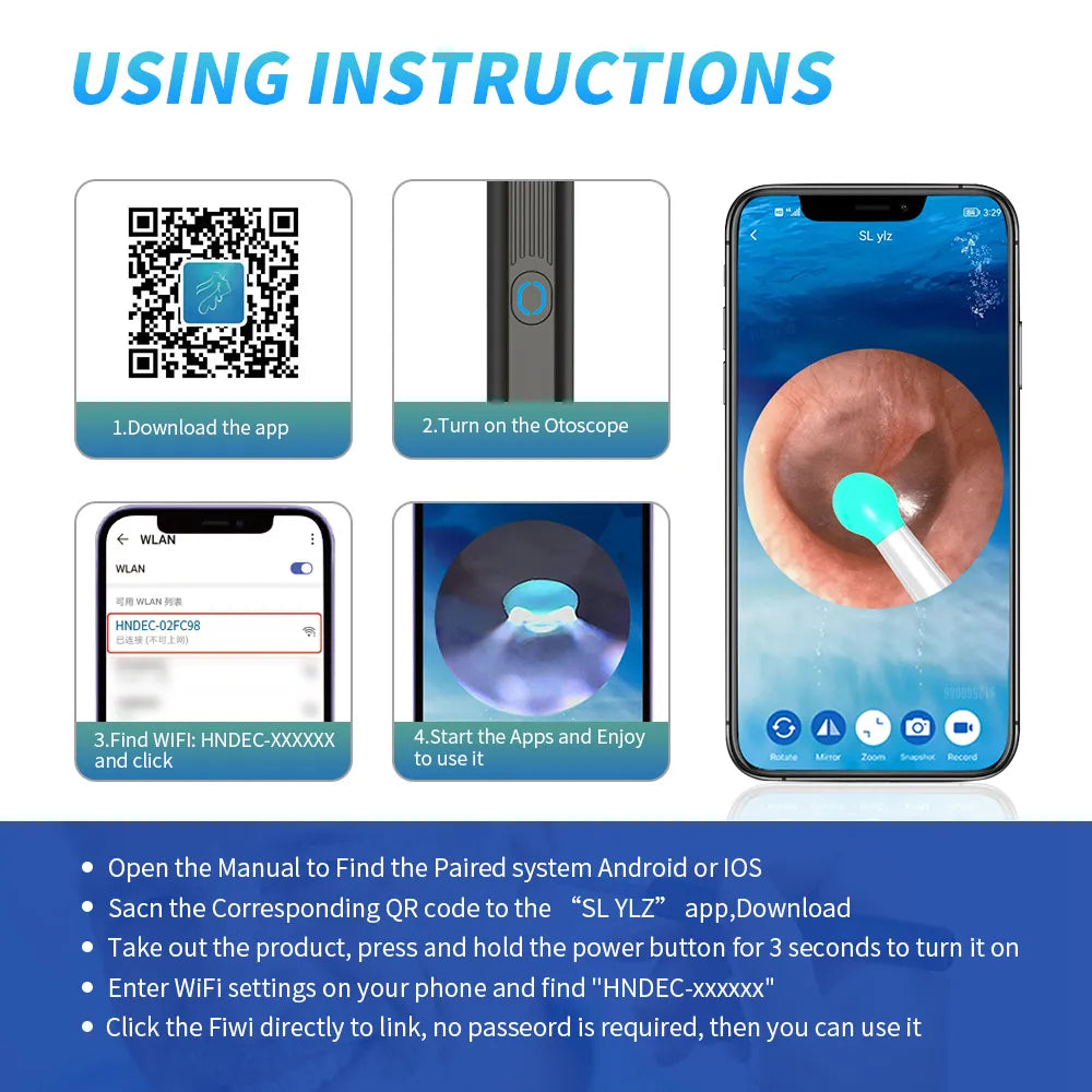 Ear Wax Removal Tool With Camera by Anti Spier