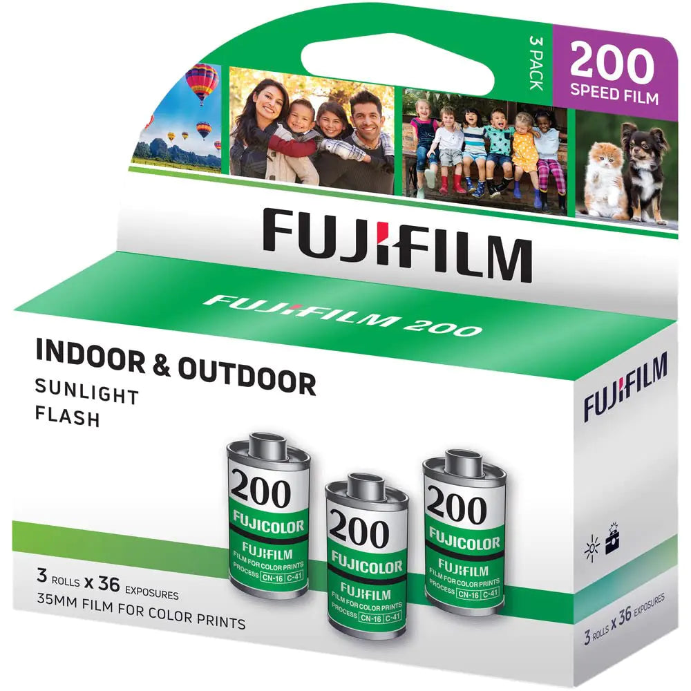 Fujifilm Fujicolor 200 Color Negative Film (35mm Roll Film 36 Exposures 3-Pack) by Anti Spier
