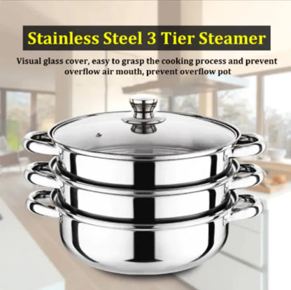 Three-Layer Multi-Purpose Soup Steamer by Anti Spier