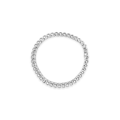14K Gold 5.00 Cttw Square Princess Cut White Diamond Rectangular Invisible Set Link Tennis Bracelet (H-I Color, SI2-I1 Clarity) - 7.25” Inches by Anti Spier
