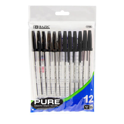Pure Black Pen (12/Pack) by Anti Spier