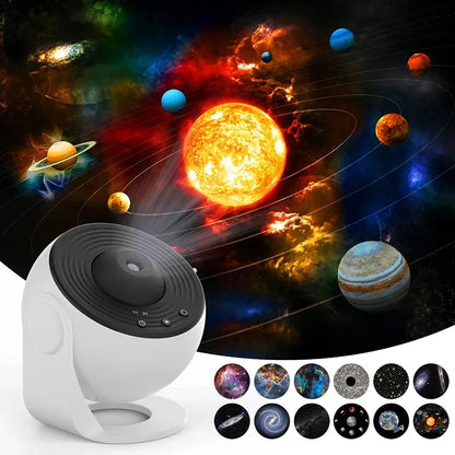 Night Light Galaxy Projector Starry Sky Projector 360 Rotate Planetarium Lamp For Kids Bedroom Valentines Day Gift Wedding Deco by Anti Spier