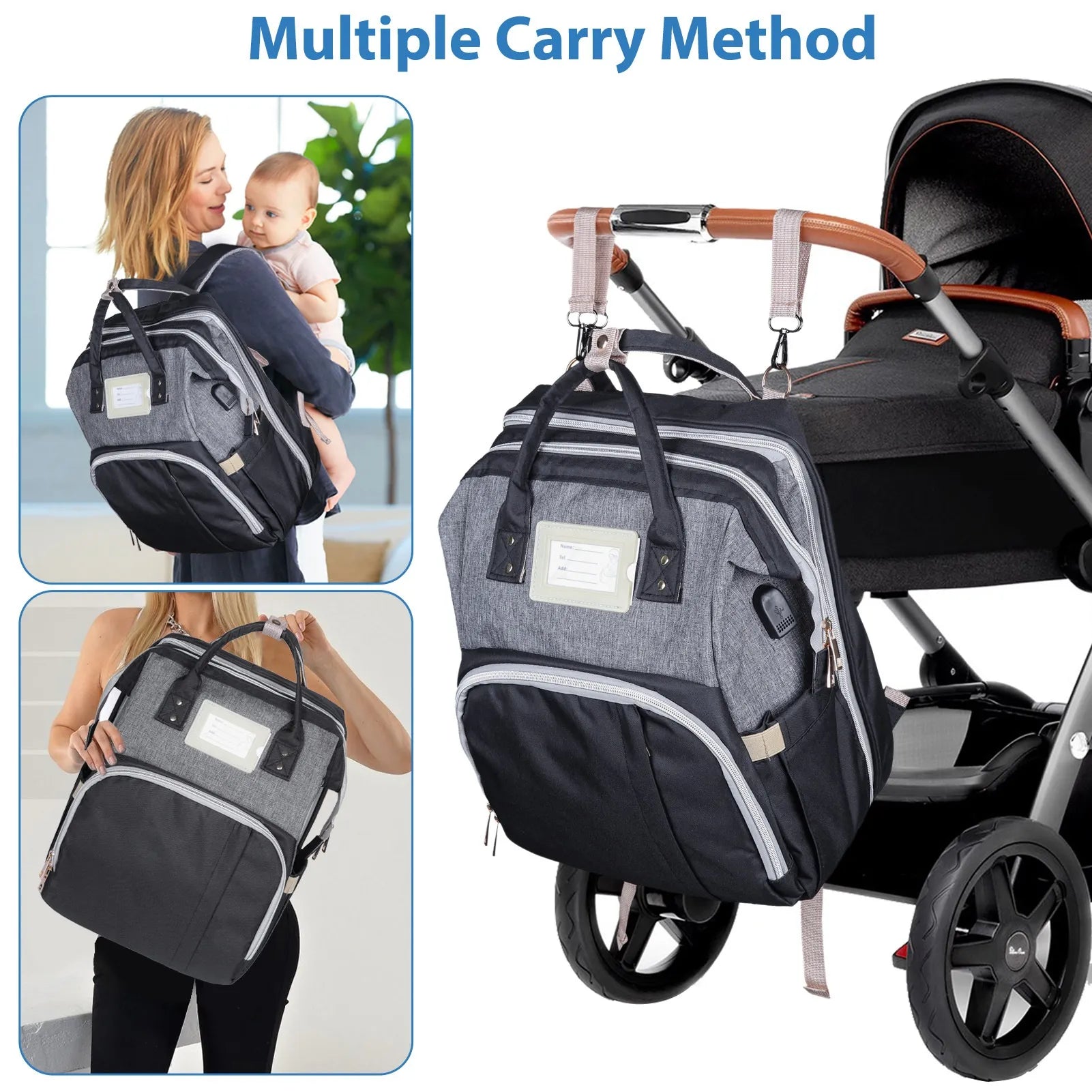 Large Multifunctional Mummy Backpack by Anti Spier