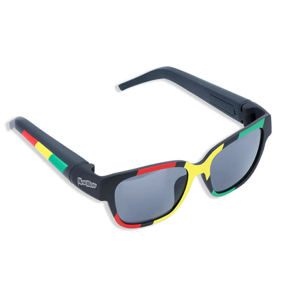 Sunglasses with Hidden Horn Tube Storage by Anti Spier