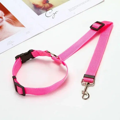 Pet Car Seat Belt & Harness Safety And Style by Anti Spier