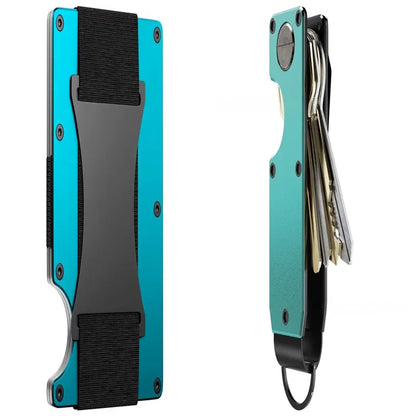 New Metal Card Bag Carbon Fiber Wallet Wallet RFID Anti-theft Swiping Blocking Technology by Anti Spier